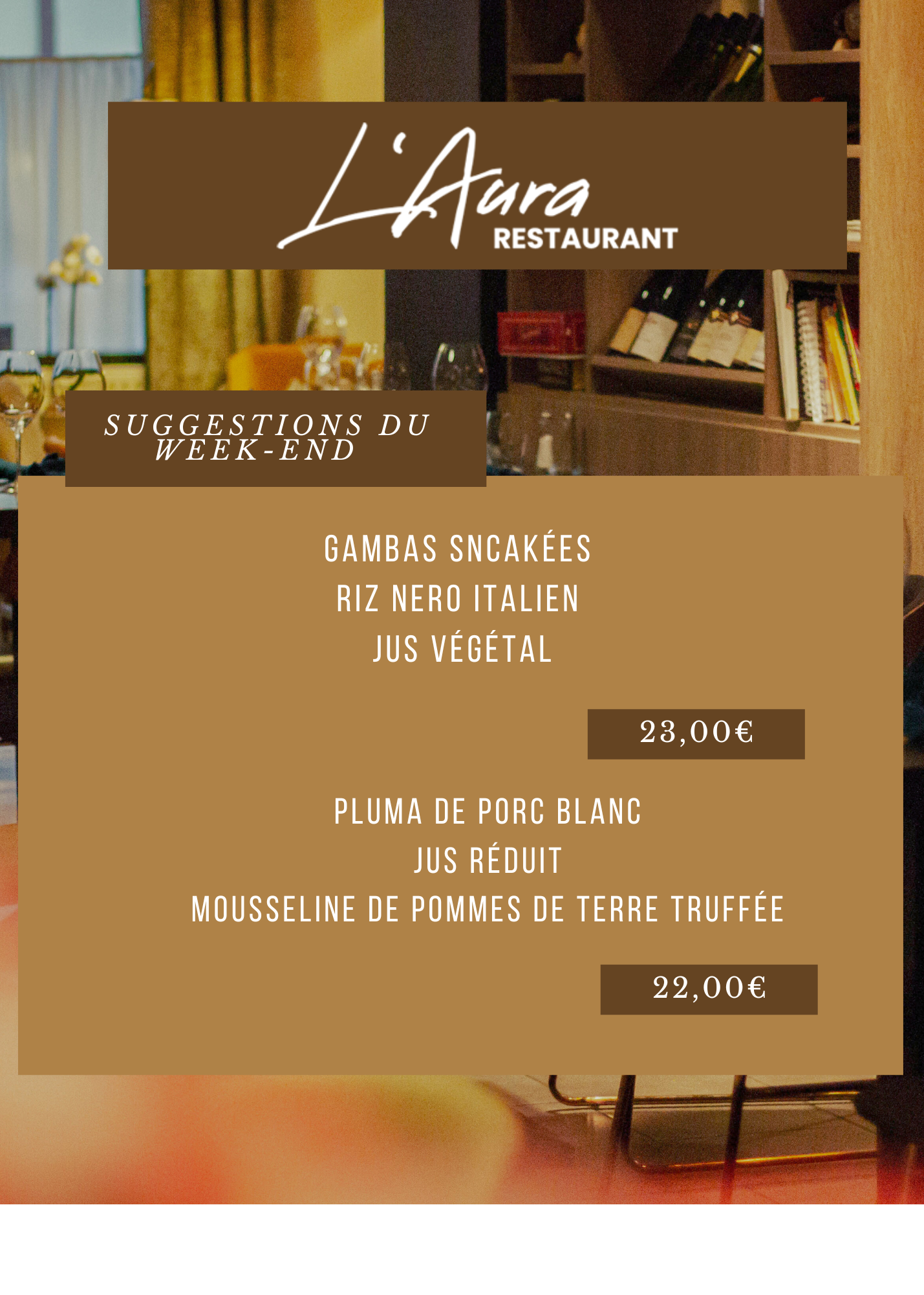 sugg pluma et gambas